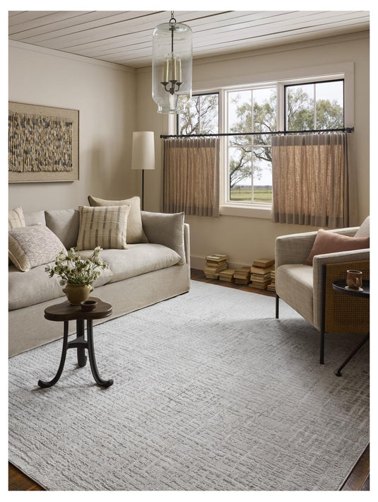 HOLLIS HOL-03 IVORY / STONE