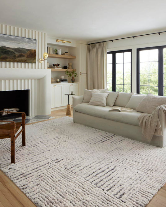 LEVITT SHAG LEV-02 IVORY / GREY