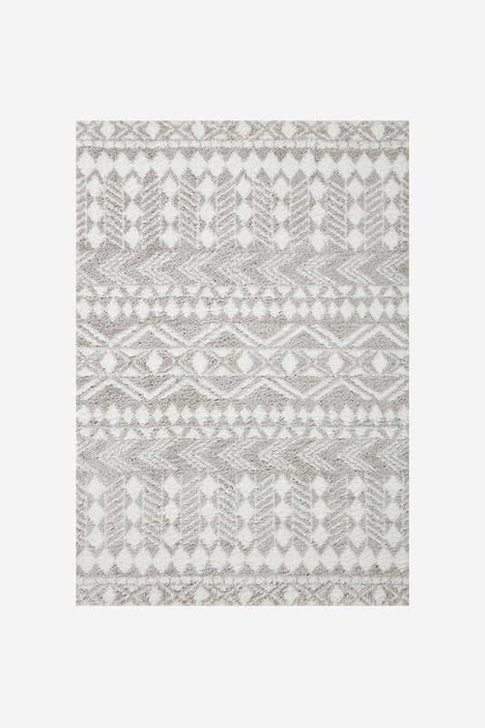 BLISS SHAG BLS-05 GREY / WHITE