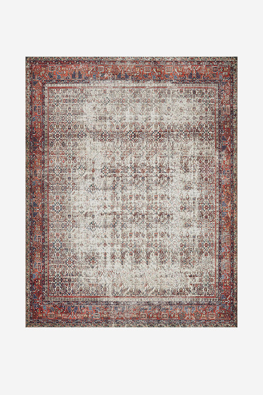 LAYLA LAY-12 IVORY / BRICK