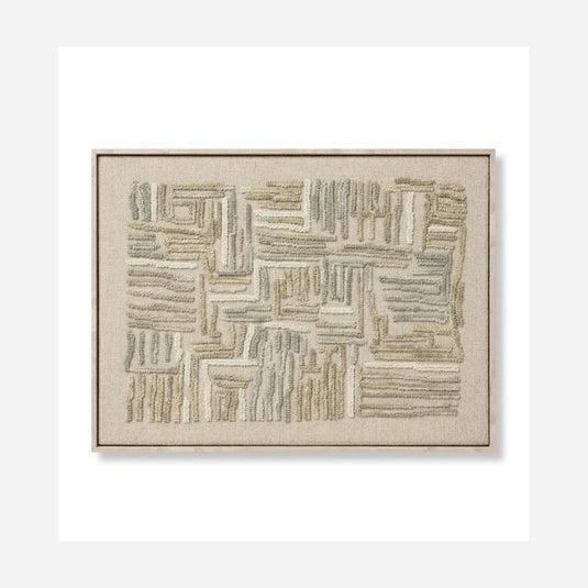 WOOD FRAME PUZZL IVORY / GREEN